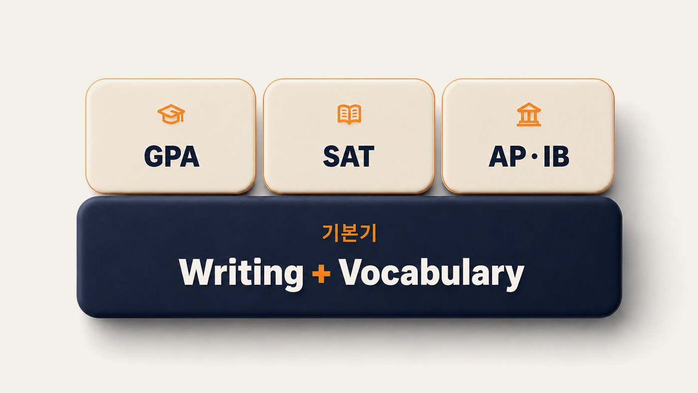 기본기가 GPA · SAT · AP/IB를 떠받치는 구조